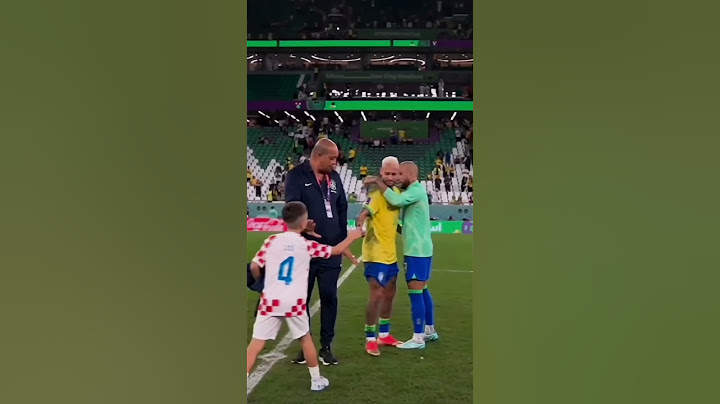 🇭🇷 uplakanog Neymara tješi sin od Ivana Perišića⚪RESPECT🔴