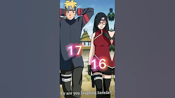 Boruto x Sarada || Borusara [love ages] #shorts #boruto #naruto #anime #fyp #love #lovestory