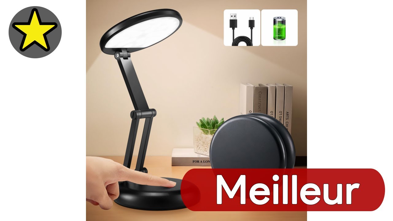 🏆 TOP 3 LAMPE DE BUREAU SANS FIL 2025 💡
