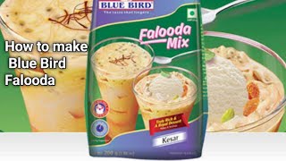 How to Make Instant Blue Bird Falooda pkt,Easy to make Dessert in 20 minutes ?