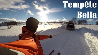 On improvise (Tempête Bella - Cantal)