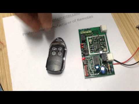 DITEC remote replacement programing