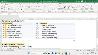 SAP SAP CONTROLLING B2 OVERVIEW Session 02