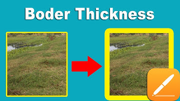 how to change thickness of image border in apple pages for iCloud