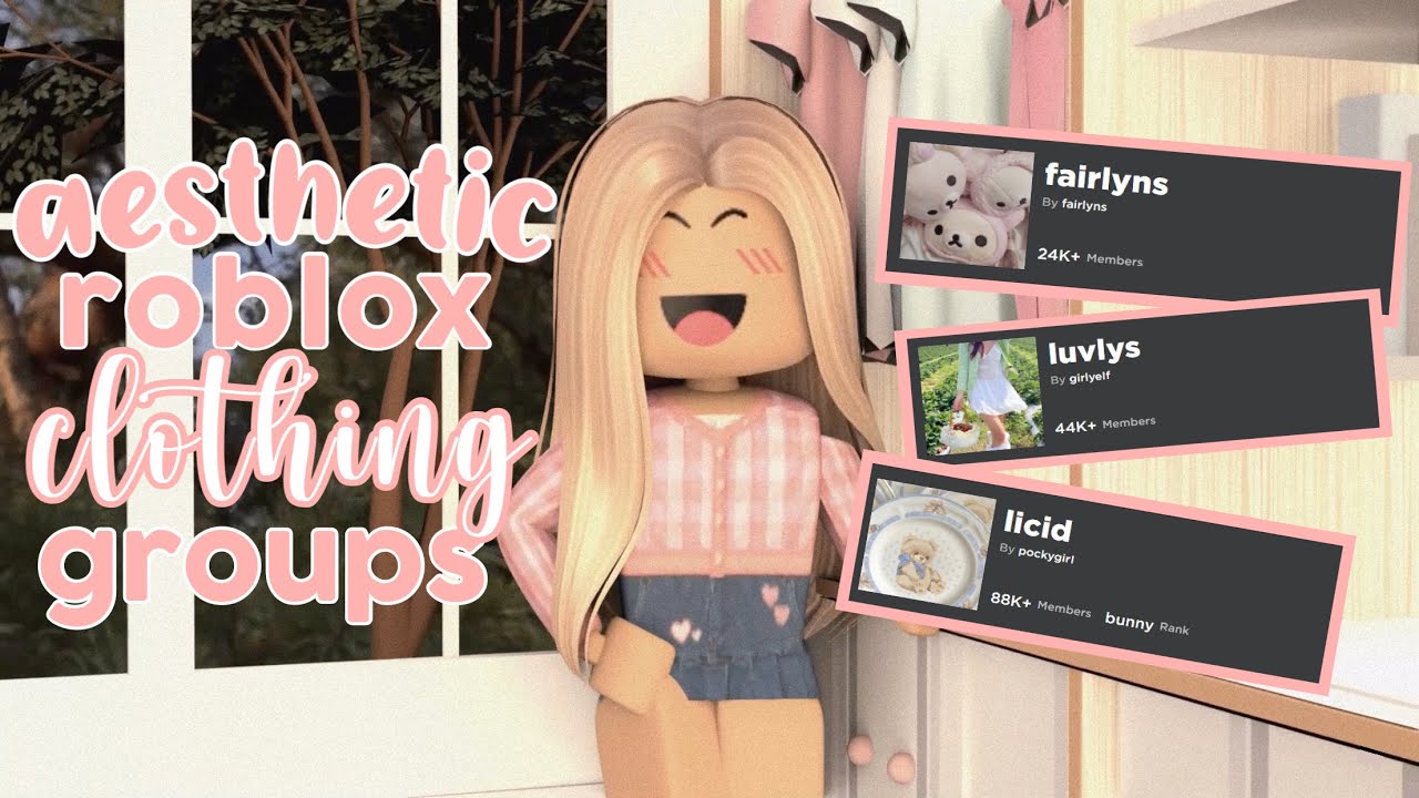5 Aesthetic Roblox Clothing Groups Alouriella YouTube Maxresdefault 
