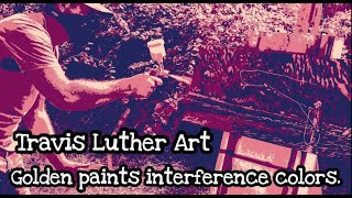Using Golden Interference Paints | Travis Luther Art