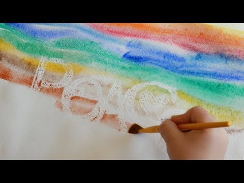 WHITE CRAYON MAGIC PAINT