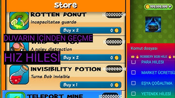 Robbery Bob game guardian script