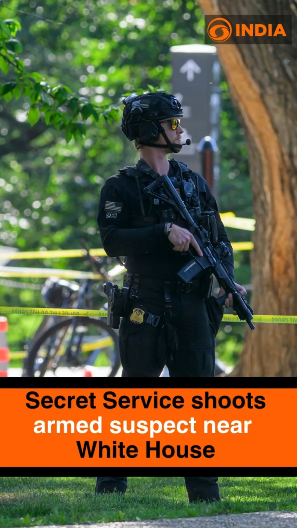 Secret Service says its officers shot armed suspect near the White