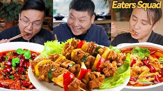 กินผงอาหารทะเล! 丨 กินอาหารเผ็ดและแกล้งตลก 丨 Mukbang ตลก