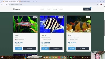 Demo Website E-Commerce Penjualan Ikan Hias Kalimantan Berbasis Web - BNative