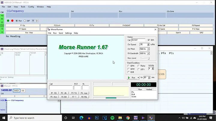 N1MM Logger+ MorseRunner Mode TUTORIAL by DU3AT | Contest Logger | HAM Radio Tutorial [ENG subs]
