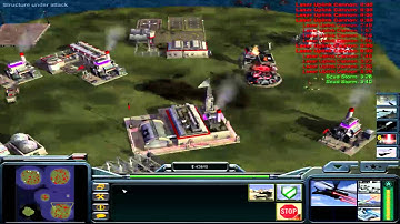 C&C Generals Shockwave 1.1 Multiplayer Game Townes Vs Kassad 3/3 [HD]