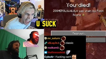 xQc Loses His Mind Watching Forsen Rage At Minecraft