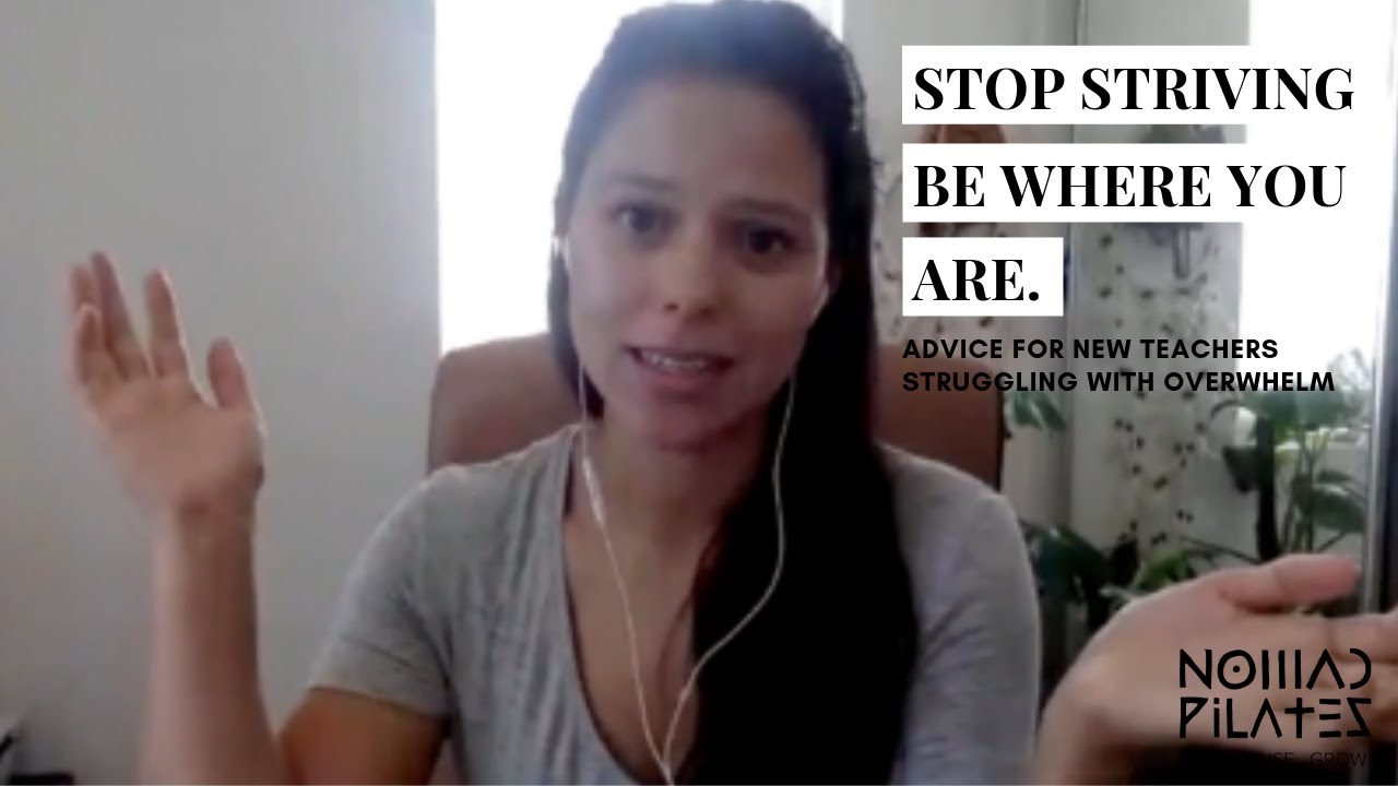 Be where you are and why teaching hours are so important_with Nomad Pilates