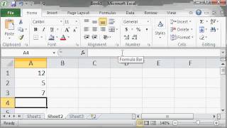 Microsoft Excel 2010 Tutorial   Part 09 of 12   Basic Math 1