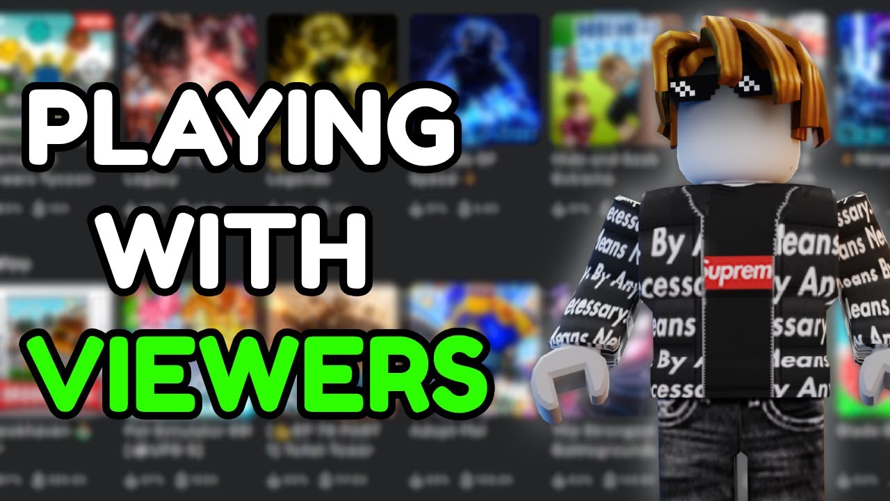 Playing with viewers in Roblox: Joins are on for followers!! - YouTube