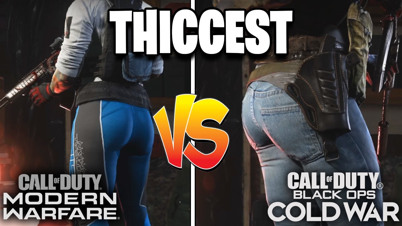 Who Has The THICCEST Operators Cold War vs Modern Warfare YouTube