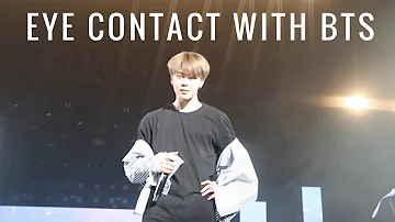 BTS EYE CONTACT COMPILATION?? | the wings tour in newark