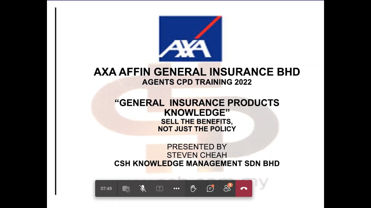 AXA GI Products Knowledge - YouTube