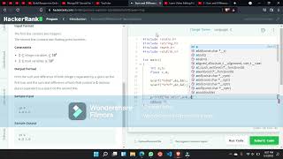 SUM AND DIFFERENCE OF TWO NUMBER  || HACKER RANK SOLUTION IN C LANGUAGE