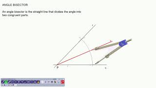 Angle Bisector 01 - Definition and Drawing