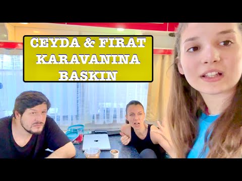 Ceyda ve Fırat'ın Karavanına Baskın Yaptım. Ecrin Su Çoban. Kardeş Takımı Film