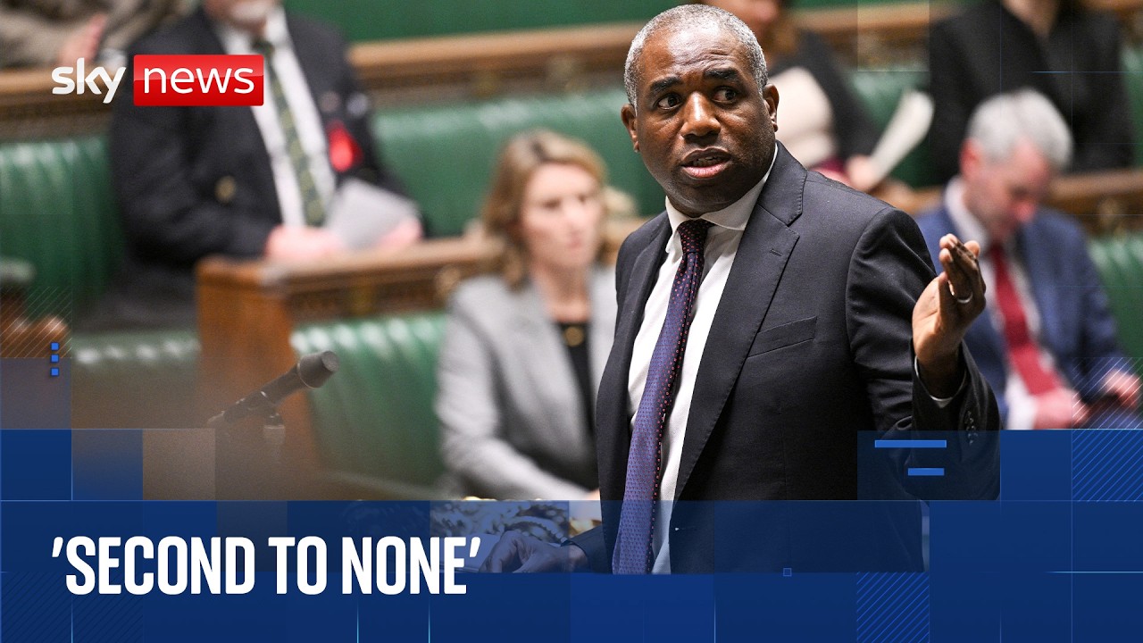 David Lammy gives statement on G7 Summit