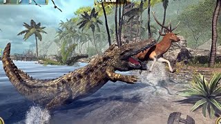 crocodile racing animal game hunter screenshot 3