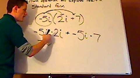 algebra - complex numbers - multiplication - example 1