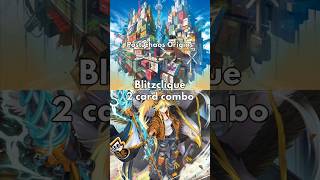 Blitzclique 2 card combo post Chaos Origins (CORI) TCG 2026 Yugioh