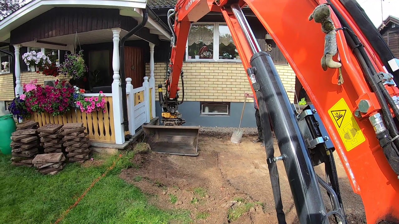 #9 Uppdatering av infart/parkeringsyta.