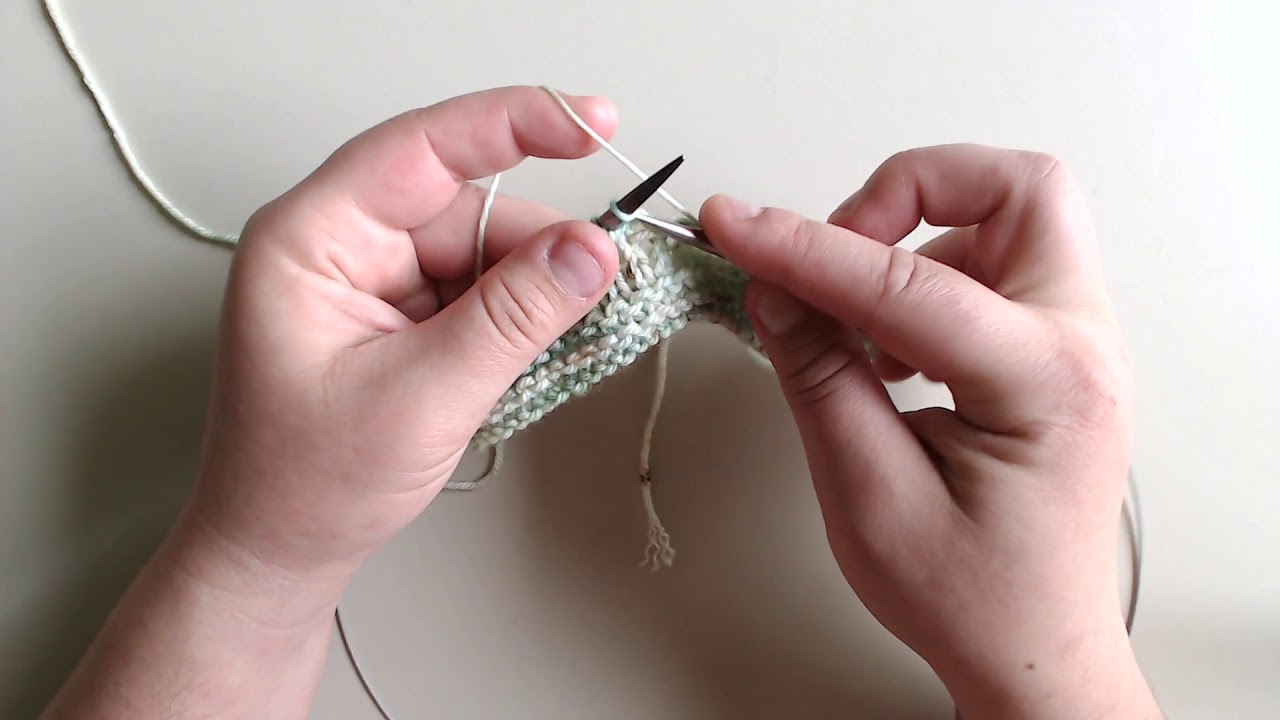 Continental Knitting Part 03- Knit One, Purl One - YouTube