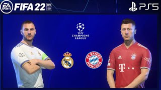 FIFA 22 PS5 | Real Madrid Vs Bayern Munich | UEFA Champions League