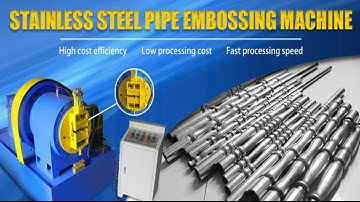 Metal Tube Pipe Embossed Machine Rotary Forging Swage Machine Stainless Steel Pipe Embossing Machine