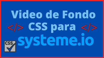 Video de fondo en systemeio