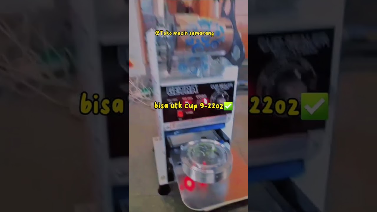 Cup sealer et-d8sm getra 22 oz Digital Counter original toko mesin semarang Garansi 082216245858