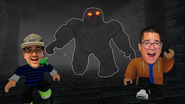 TENTAMOS ESCAPAR DO GOLEM DE PEDRA!!! (ROBLOX - LITTLE CRAZY'S TOWER)