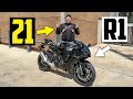 YAMAHA R1 vs NOVICE Rider | What could go wrong?