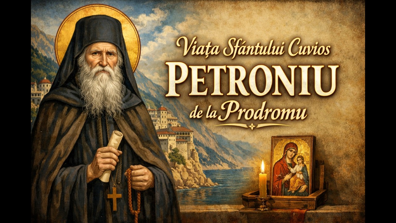 Viața Sfântului Cuvios Petroniu de la Prodromu - 24.02.2026