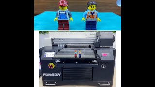 LEGO Printing by FUNSUN A3 Size UV Printer