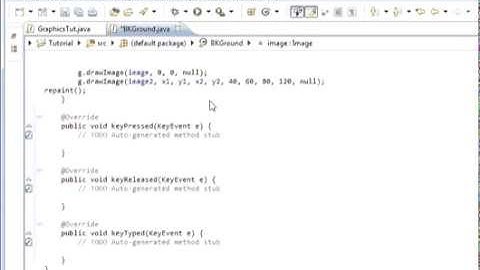 Java programming Lesson 101 Graphics : Java Animation 4 KeyListener
