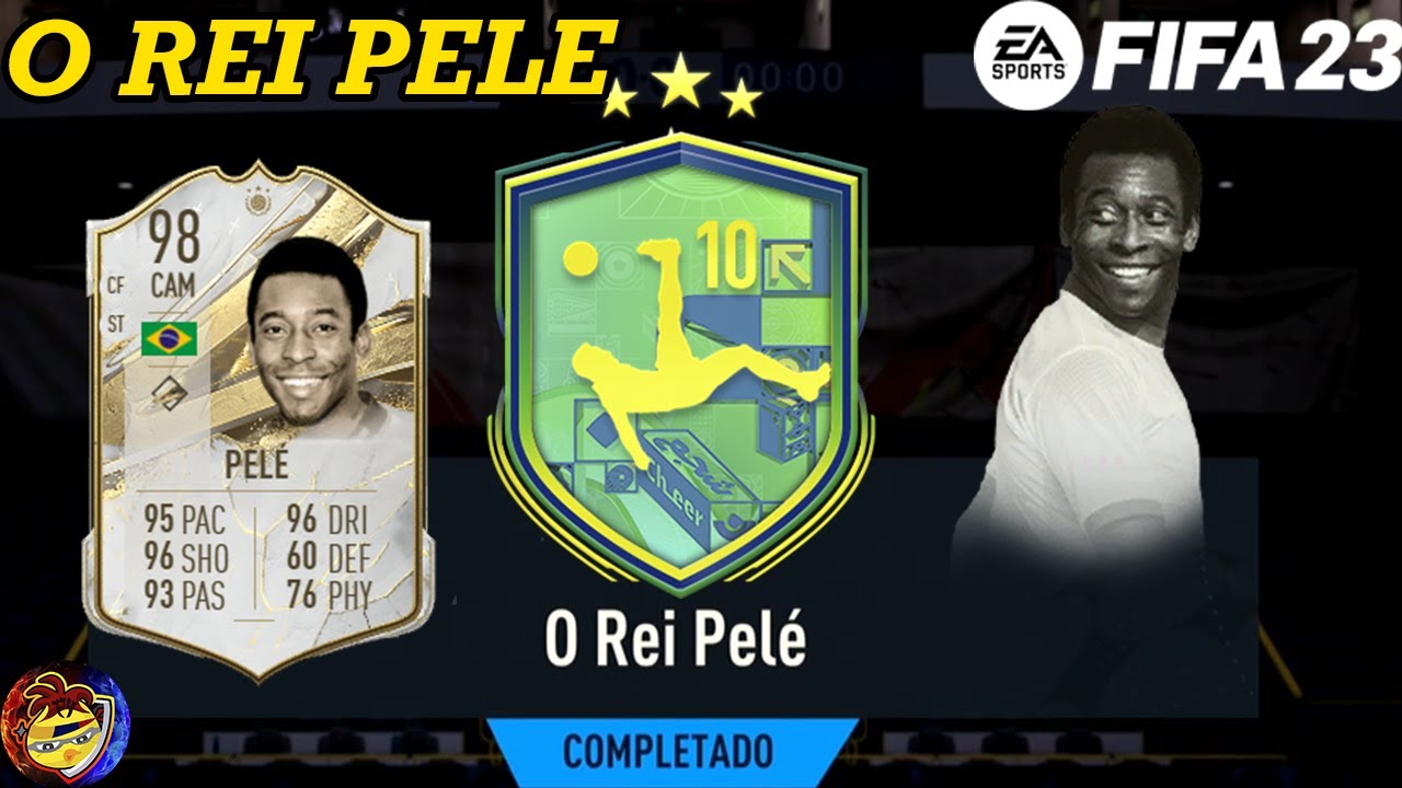 O REI PELE ICONO DE PRESTAMO FIFA23  COMPLETADO POR POLLITOYEISON