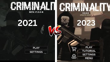 Roblox Criminality All Intros! (1.2 - 2.0) - Including limited intro