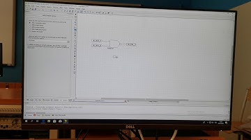 FPGA - NAND gate simulation - testbench