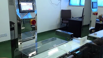 Rehoo  high speed check weigher with pusher rejector