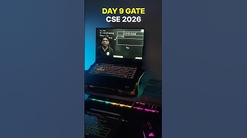 DAY 9 GATE CSE 2026 STUDY VLOG #iit #iisc #iitbombay  #gatecse #gate2026 #gatecse2026 #iitjee #iitcs