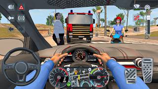 Taxi Cab Driving Simulator: Lamborghini Huracan Super Taxi sim driving pick drop - android gameplay screenshot 3