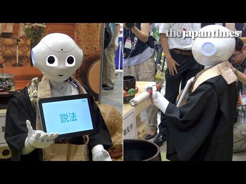 Pepper the robot performs Buddhist funeral rites
