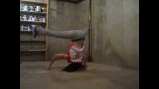 Headspin to concrete smash